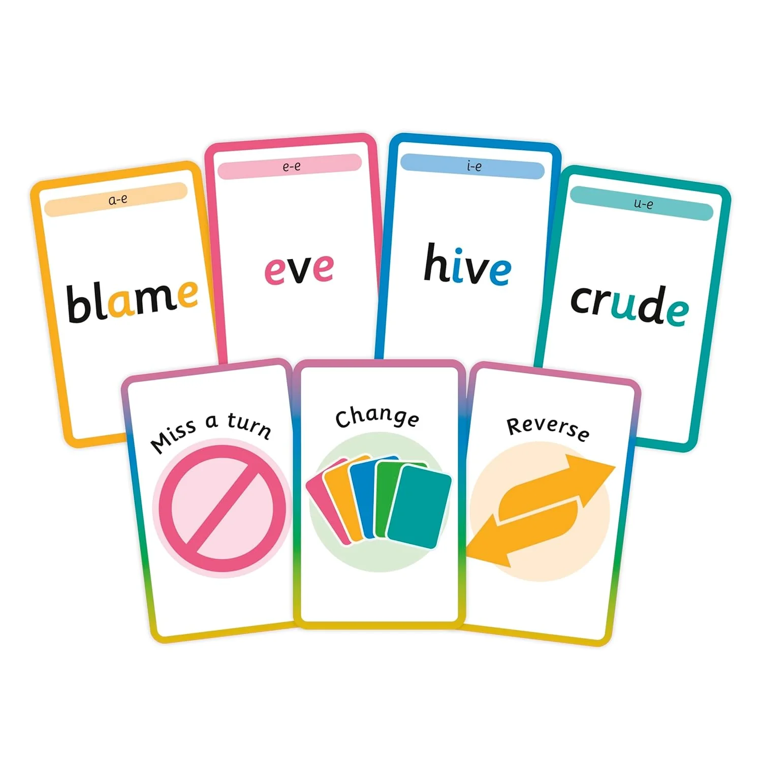 Split Vowel Spellings Card Game (DK Super Phonics) - Image 2