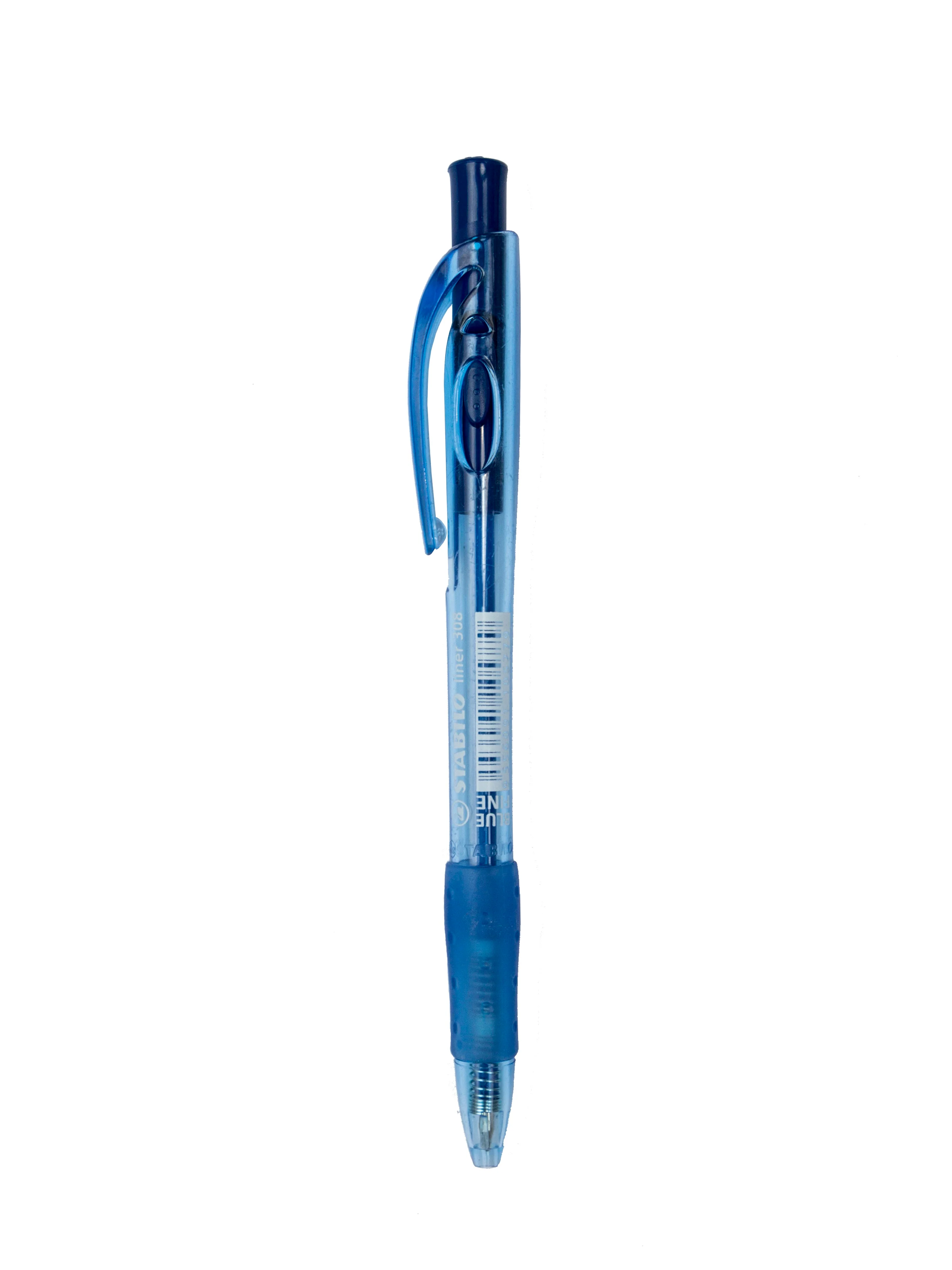 STABILO 308 Retractable Ballpoint Pen VALUE PACK - 4 PCS