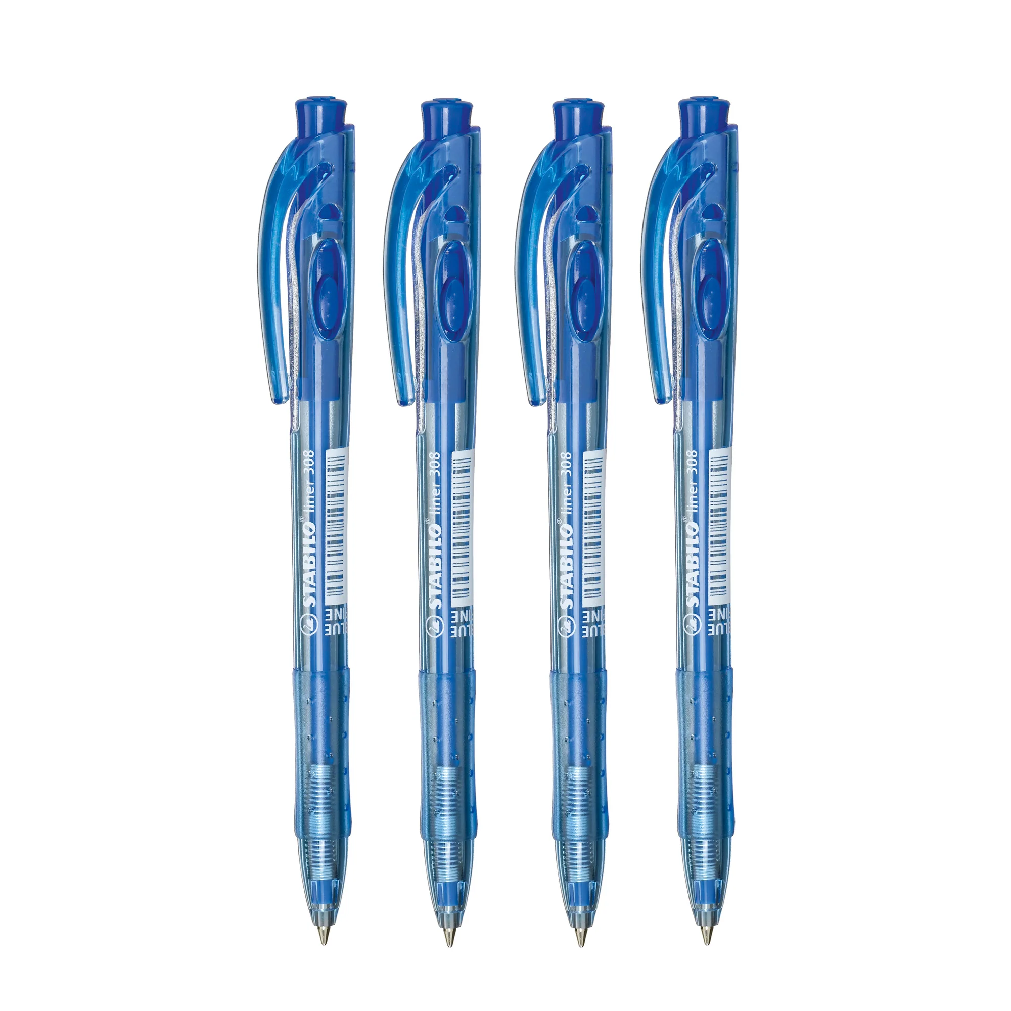 STABILO 308 Retractable Ballpoint Pen VALUE PACK - 4 PCS - Image 2