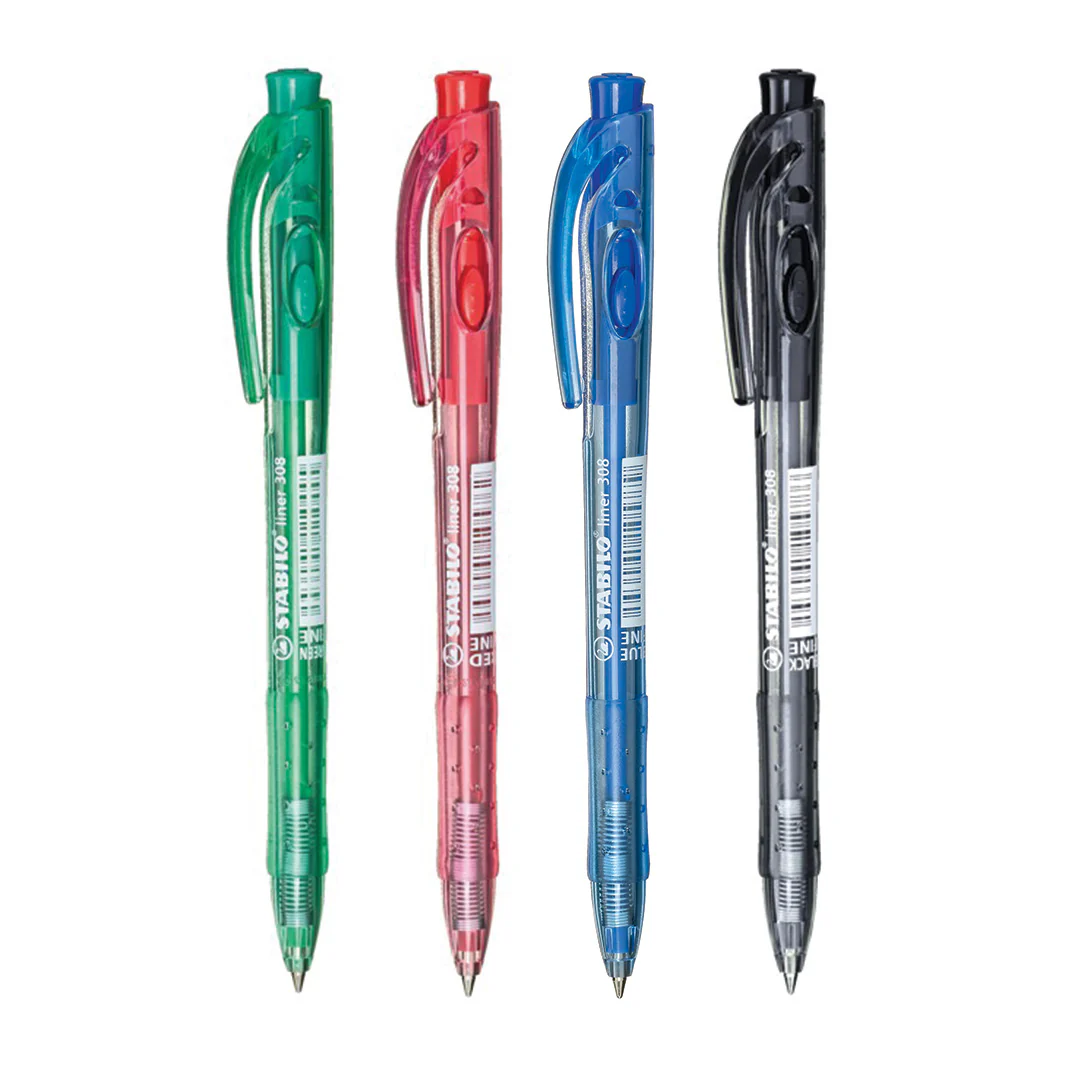 Stabilo 308 Value pack-4 green - Image 4