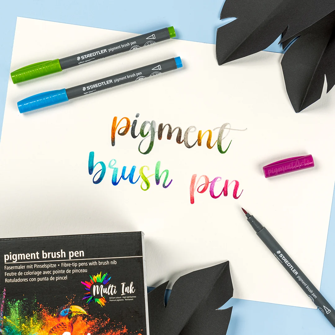 Staedtler Pigment Brush Pen 12's 371 C12 - Image 11