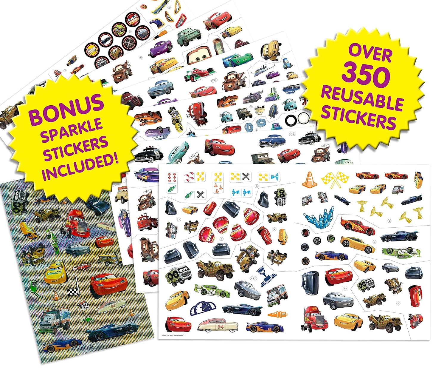 Sticker Book Treasury : Disney Cars 3 (Paperback) - Image 4