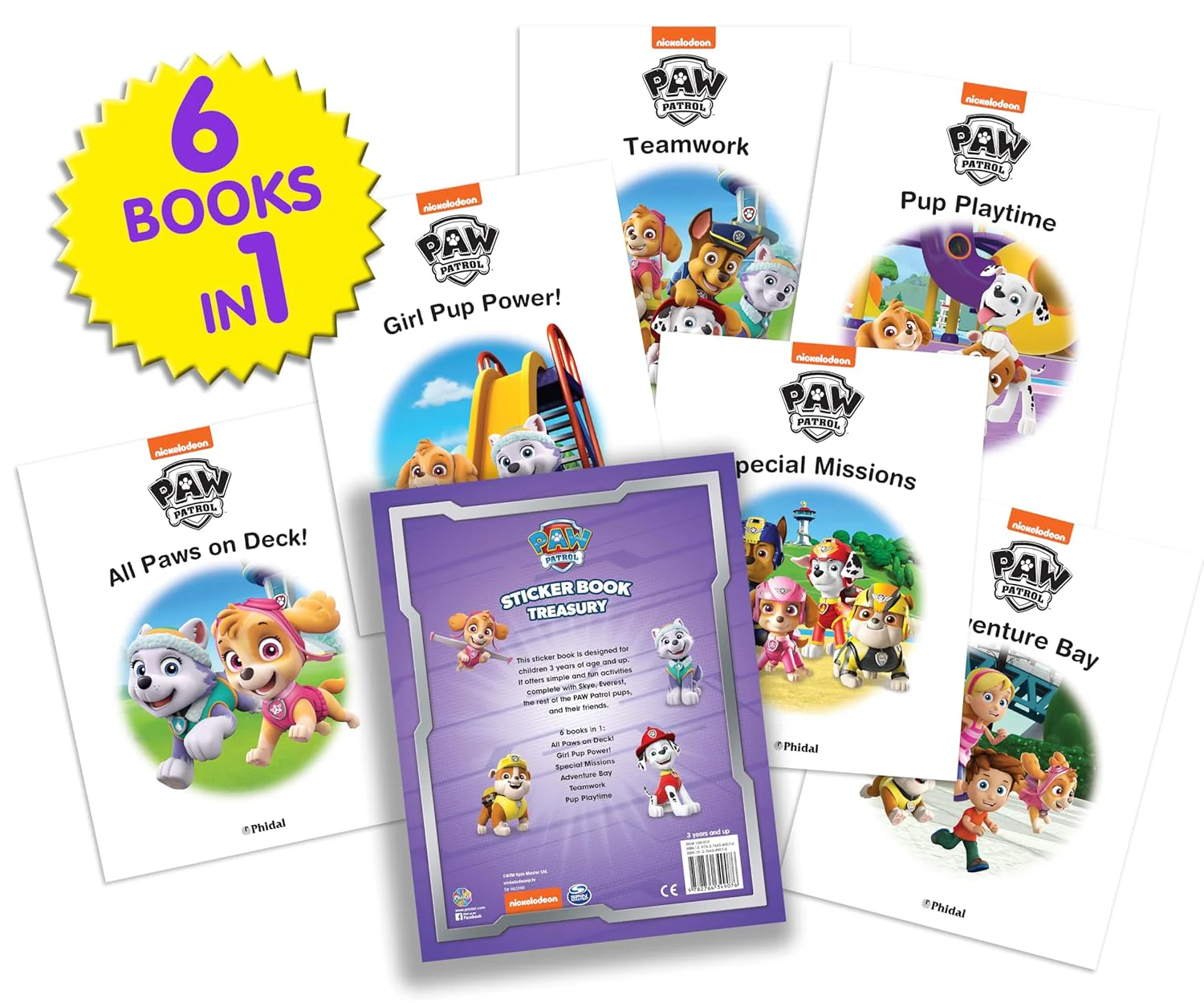 Paw Patrol Girl's Sticker Book Treasury - Image 4