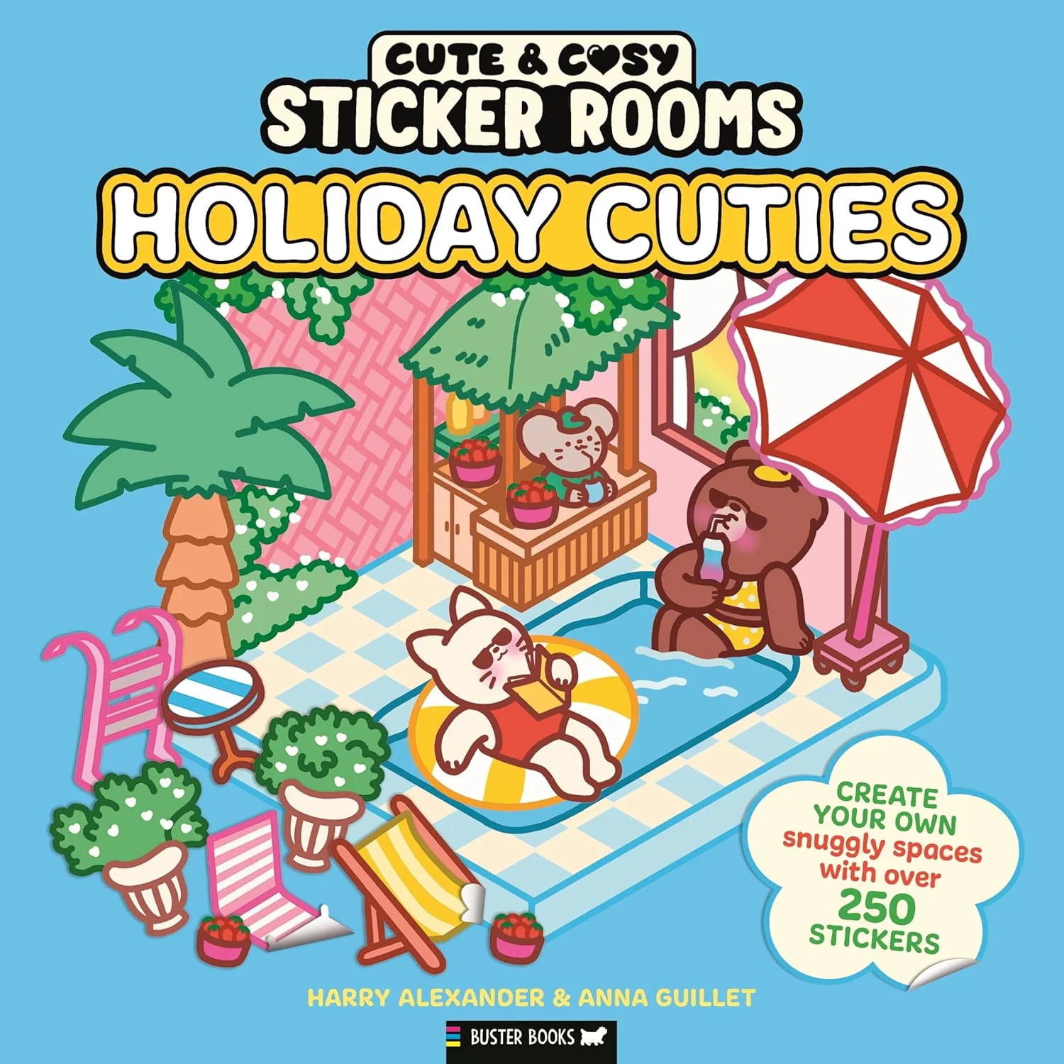 Sticker Rooms: Holiday Cuties (Paperback)