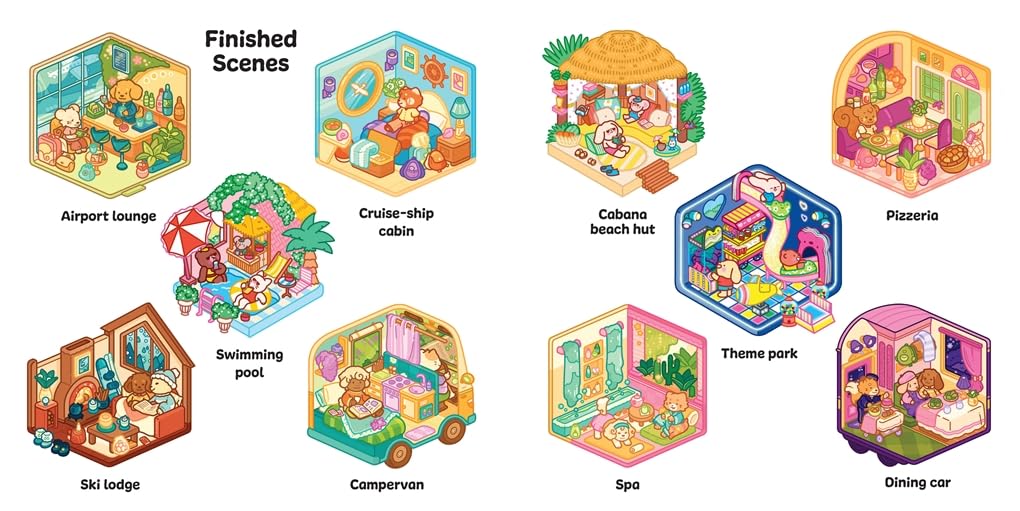 Sticker Rooms: Holiday Cuties (Paperback) - Image 4