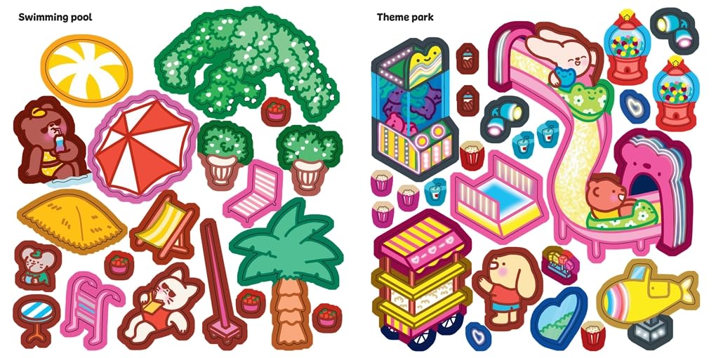 Sticker Rooms: Holiday Cuties (Paperback) - Image 5