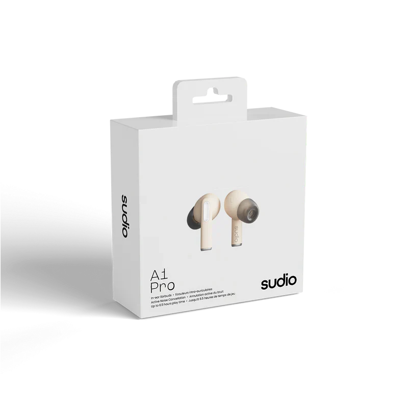 Sudio A1 Pro Wireless Earbuds with ANC - Sand - Image 5