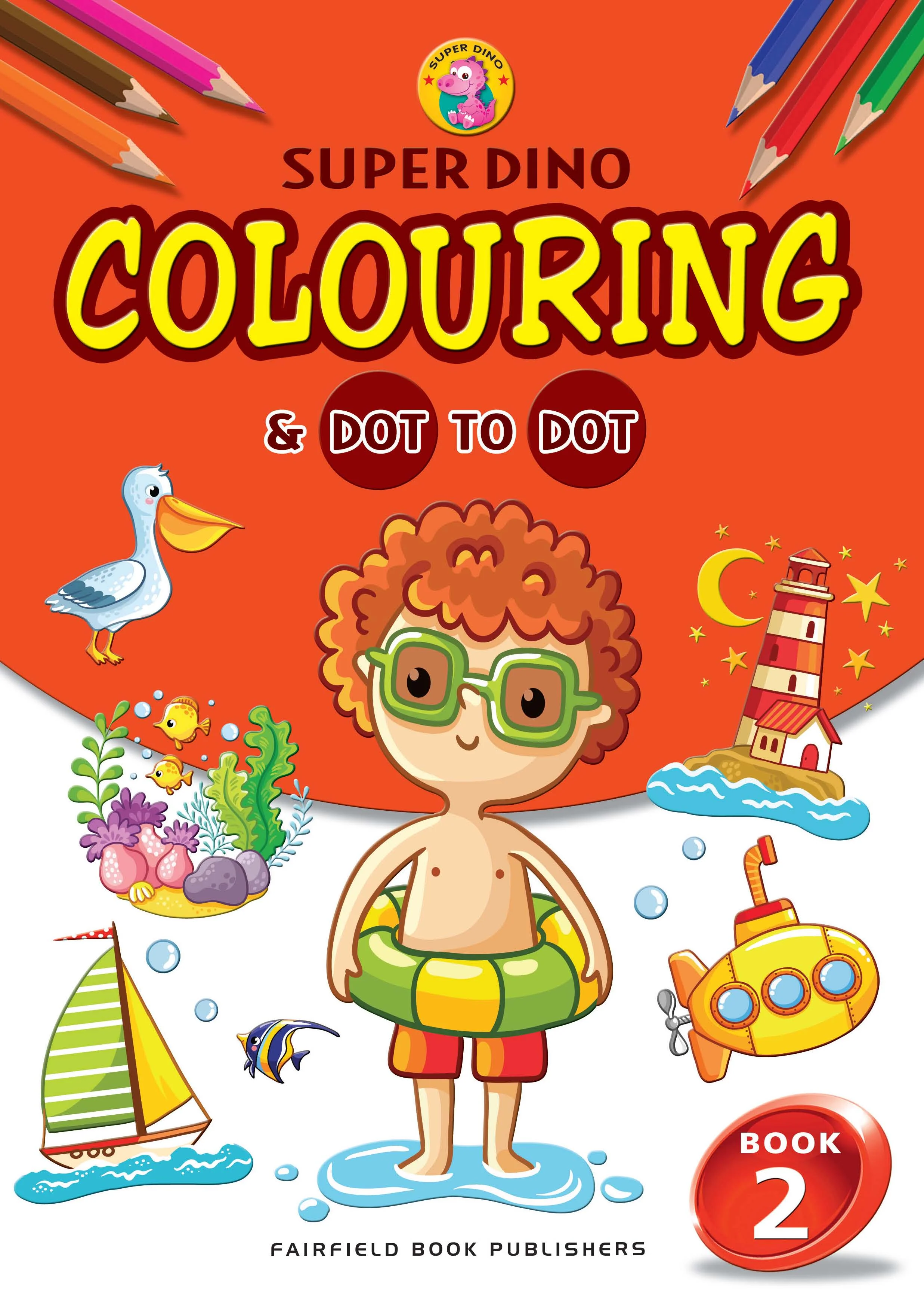 Super Dino Colouring & Dot to Dot Book 2