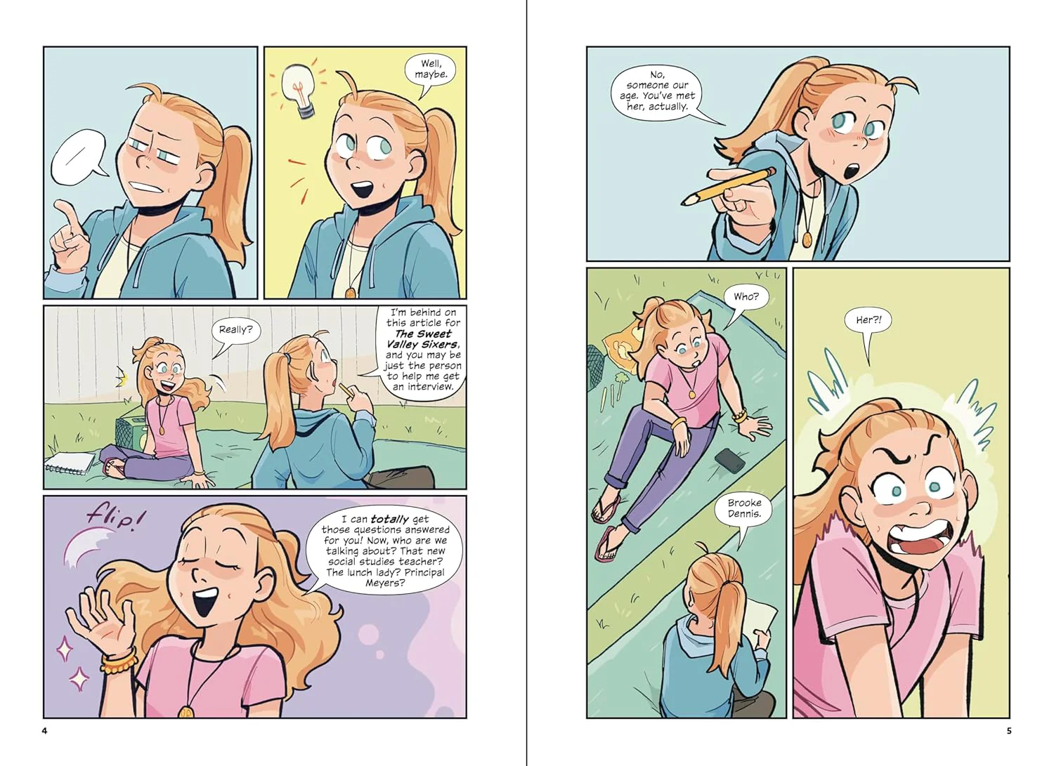 Sweet Valley Twins: The New Girl:(A Graphic Novel (Paperback) - Image 2