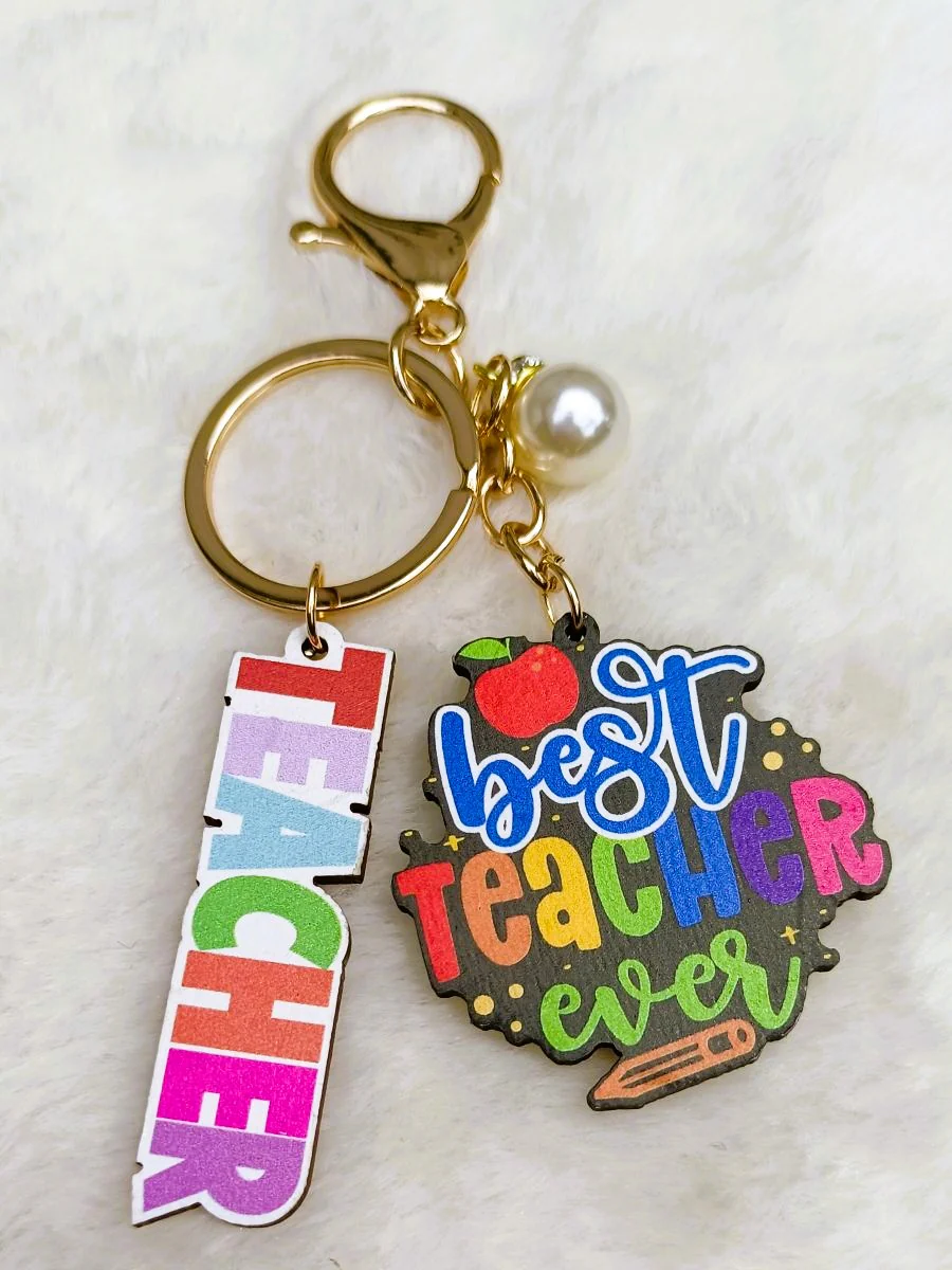Teacher Wooden Charm Bestever - Image 3