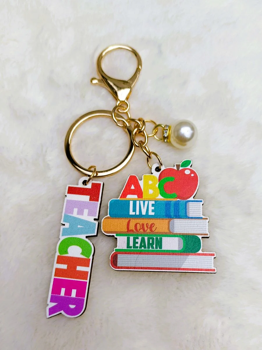 Teacher Wooden Charm Bestever - Image 4