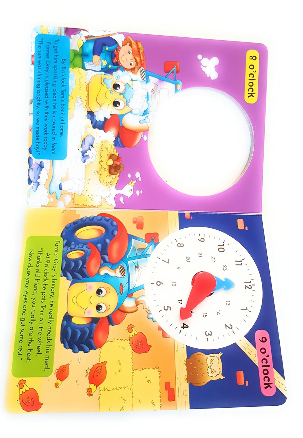Telling The Time Book - Tom The Tractor - Image 3