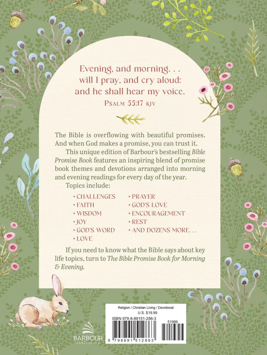 The Bible Promise Book For Morning And Evening: Promises, Devotions, And Prayers For Women (Hardcover) - Image 2