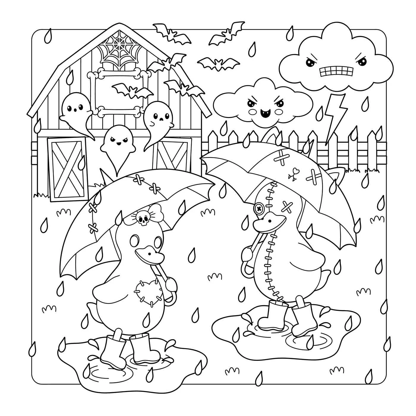 The Creepy Cute Creatures Coloring Book: 30 Pretty Scary Animal Coloring Pages for Wildly Adorable Fun! (Creepy Cute Gift Series) - Image 5