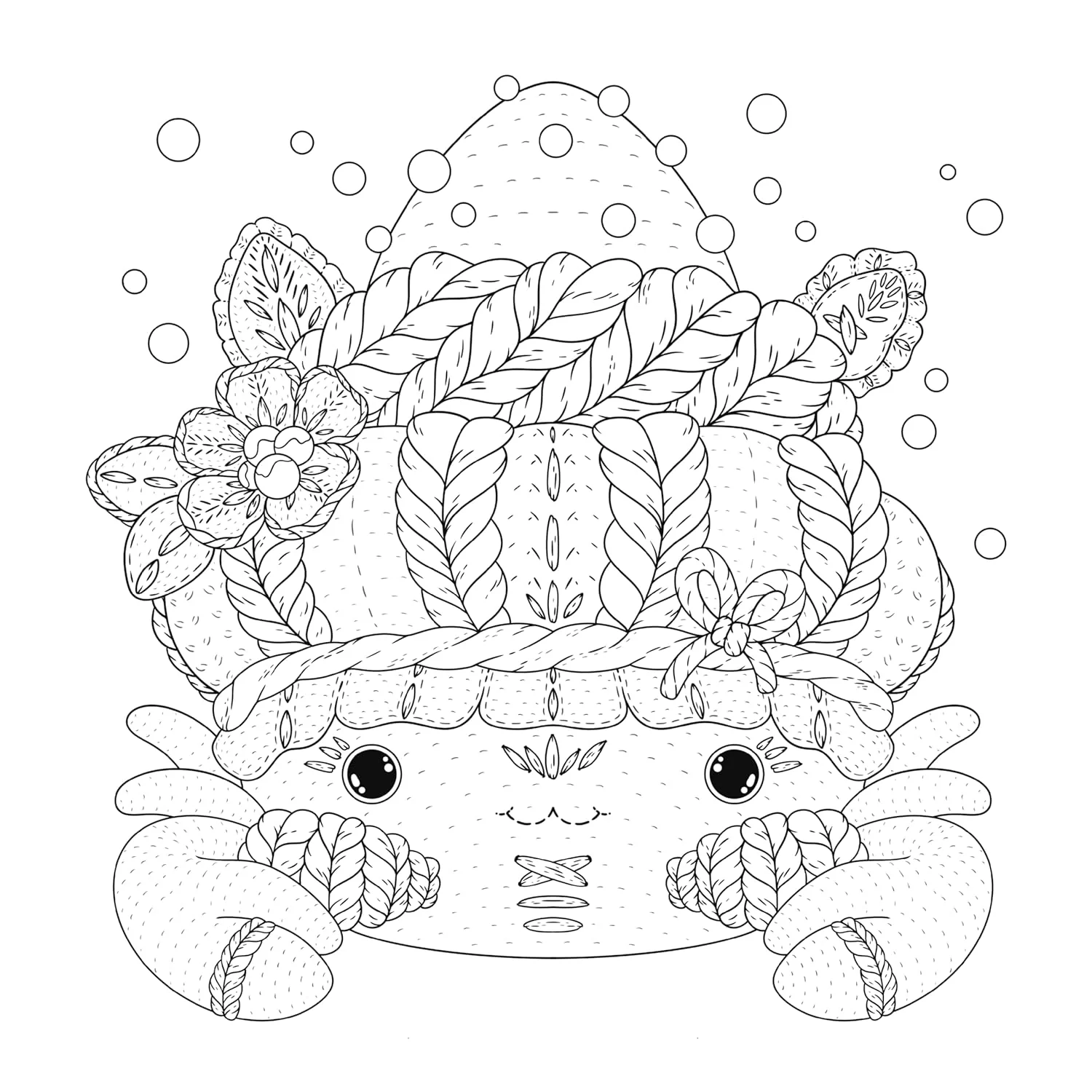 The Cutest Of Cute Amigurumi: Sea Friends (Coloring Book) - Image 2
