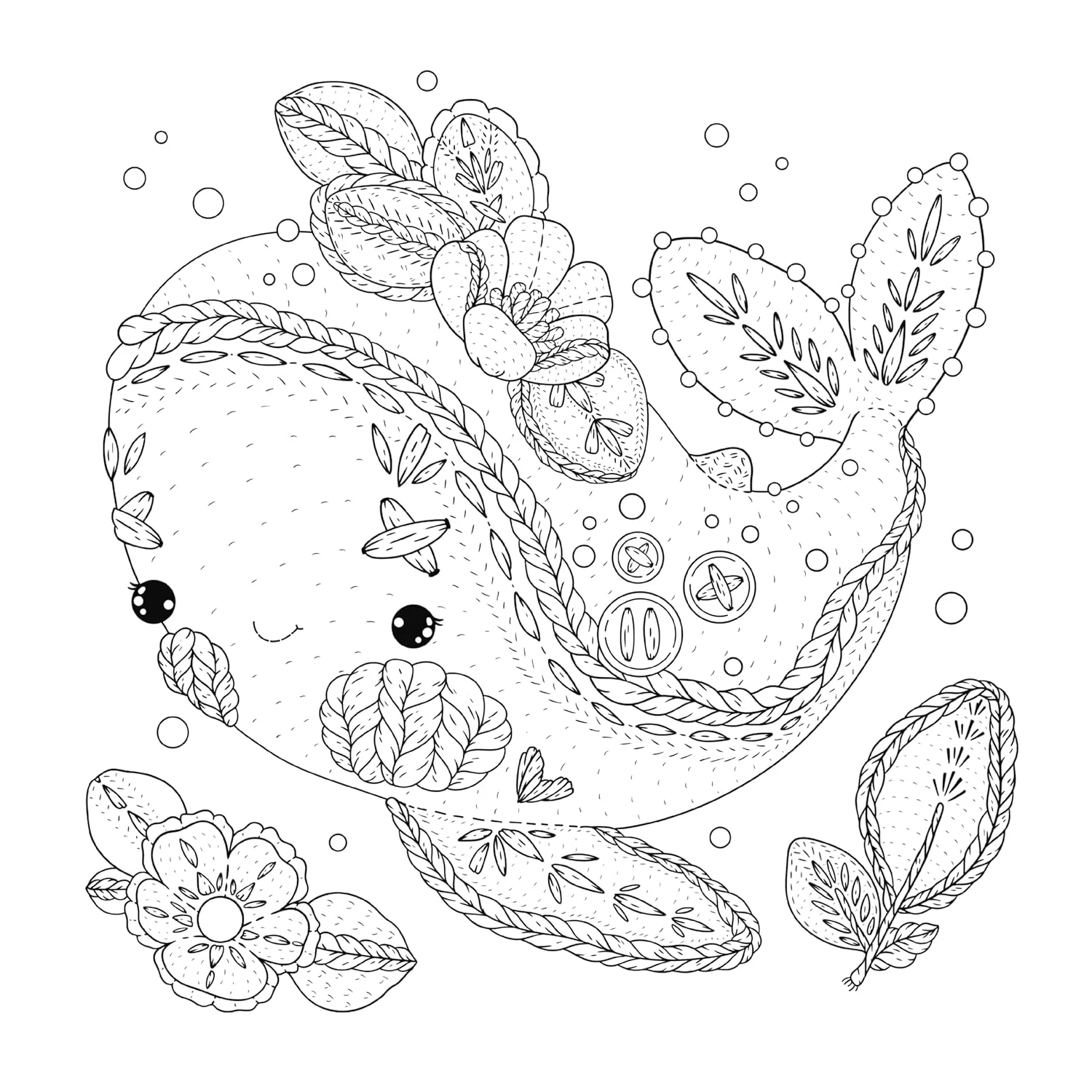 The Cutest Of Cute Amigurumi: Sea Friends (Coloring Book) - Image 5