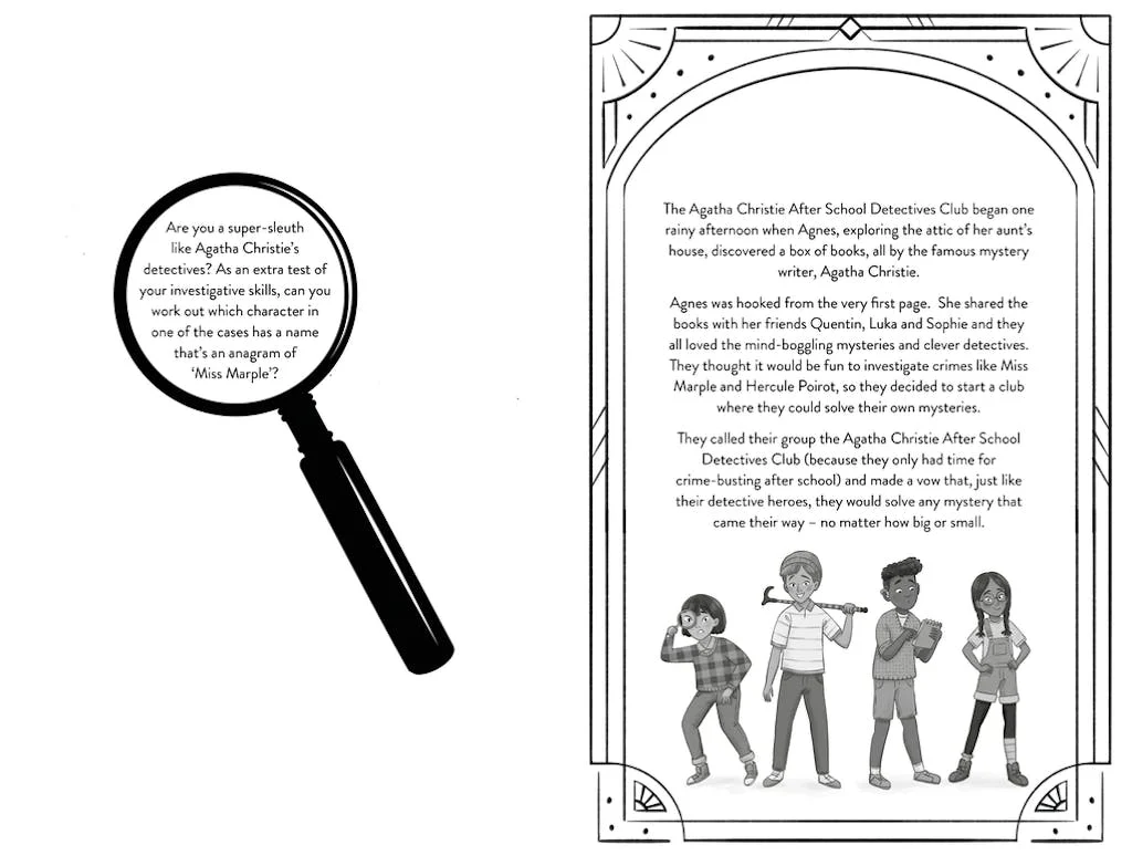 The Official Agatha Christie After School Detectives Club: 50 Mystery Puzzles for Children - Image 2