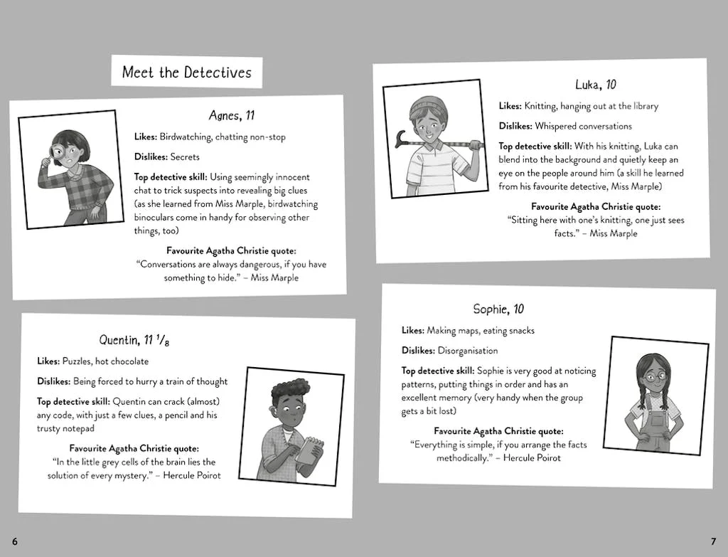 The Official Agatha Christie After School Detectives Club: 50 Mystery Puzzles for Children - Image 3