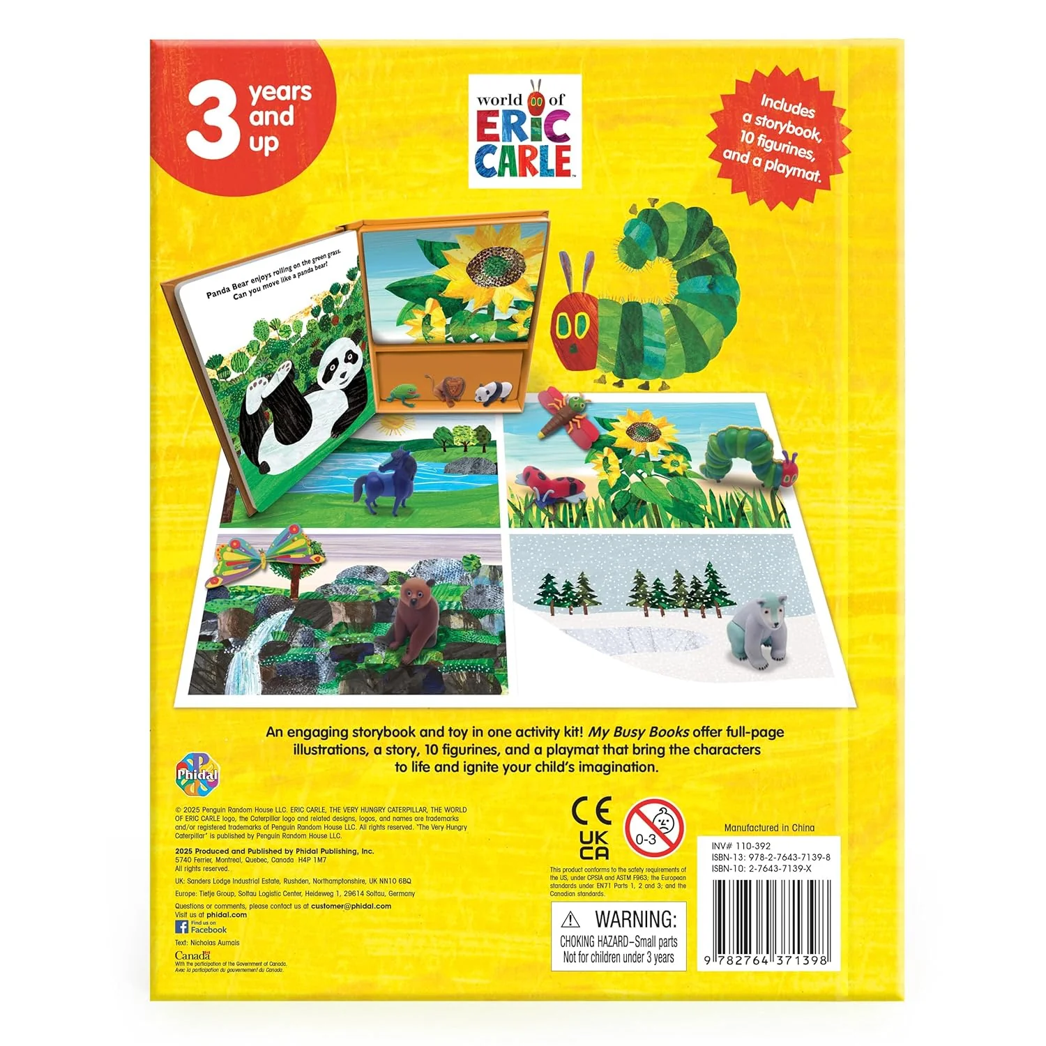 The World Of Eric Carle – With Storybook, 10 figurines, Playmat (My Busy Books) Board Book – Picture Book - Image 2