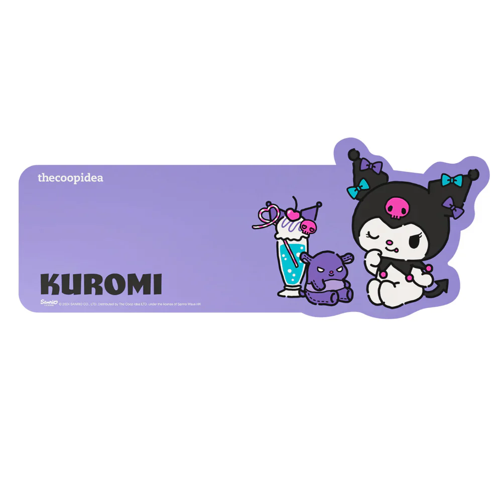 Thecoopidea Sanrio Retro Tappy Wireless Keyboard & Mouse Set (Kuromi) - Image 5
