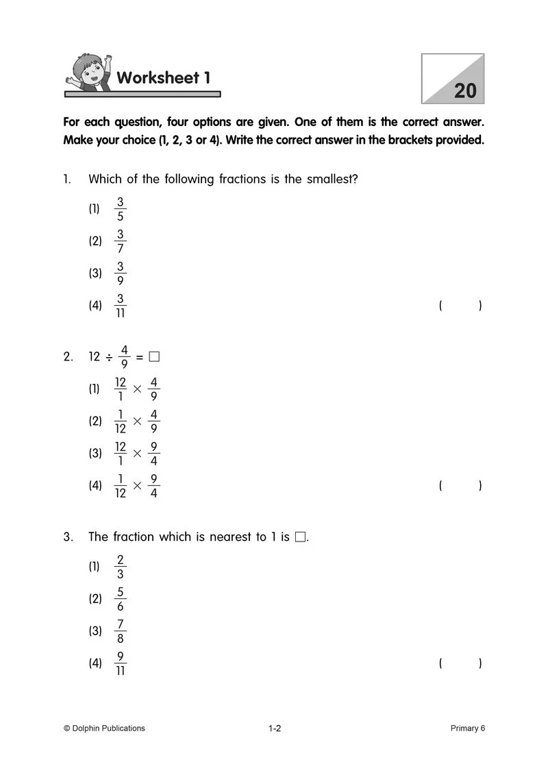 Topical Maths Worksheets Primary 6 (Pack) - 2nd Edition - Image 3