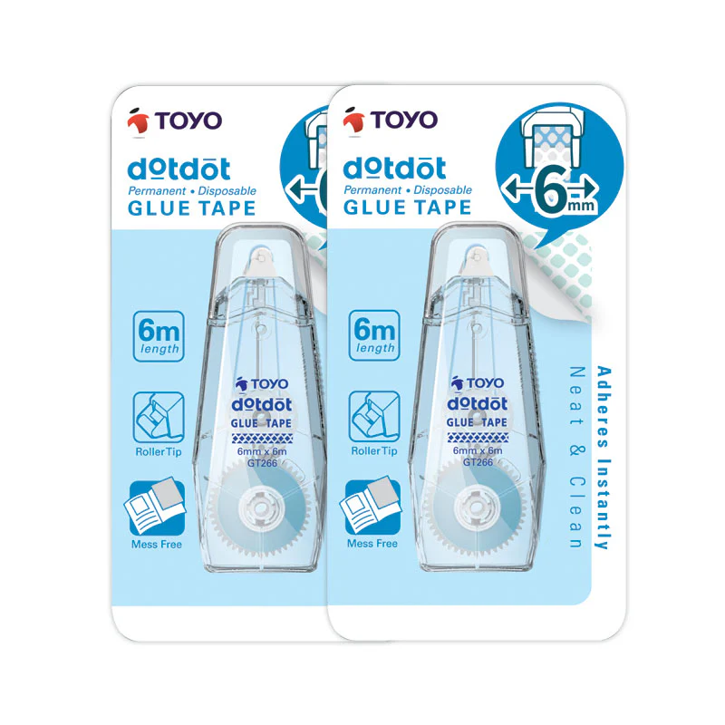 TOYO GLUE TAPE SET 2'S GT266/2VI - Image 2