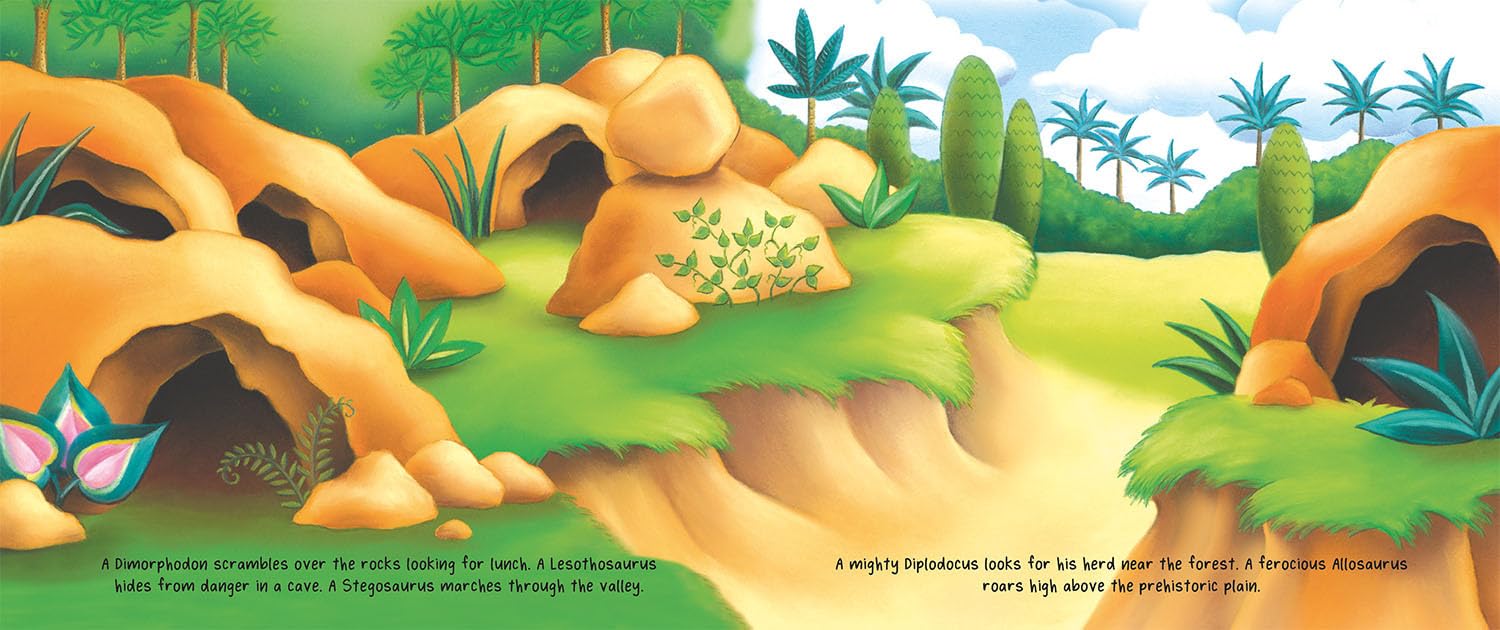 Two Windmills Limited Magnetic Dinosaur Island (Magnetic Play Learn) (Hardcover) - Image 4