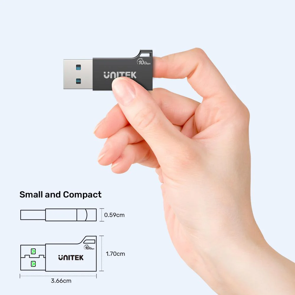 Unitek 10Gbps USB-A to USB-C Adapter (A1049ABK01) - Image 4