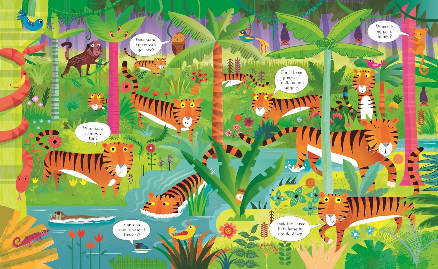 Usborne Book & Jigsaw: In The Jungle - Image 5