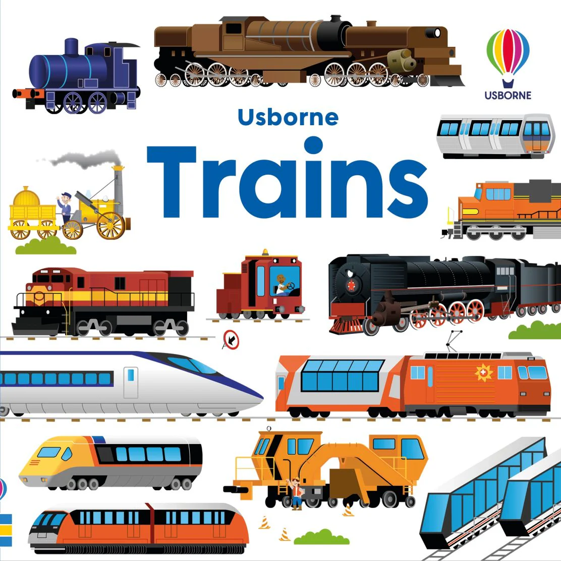 Usborne Book & Jigsaw: Trains - Image 2