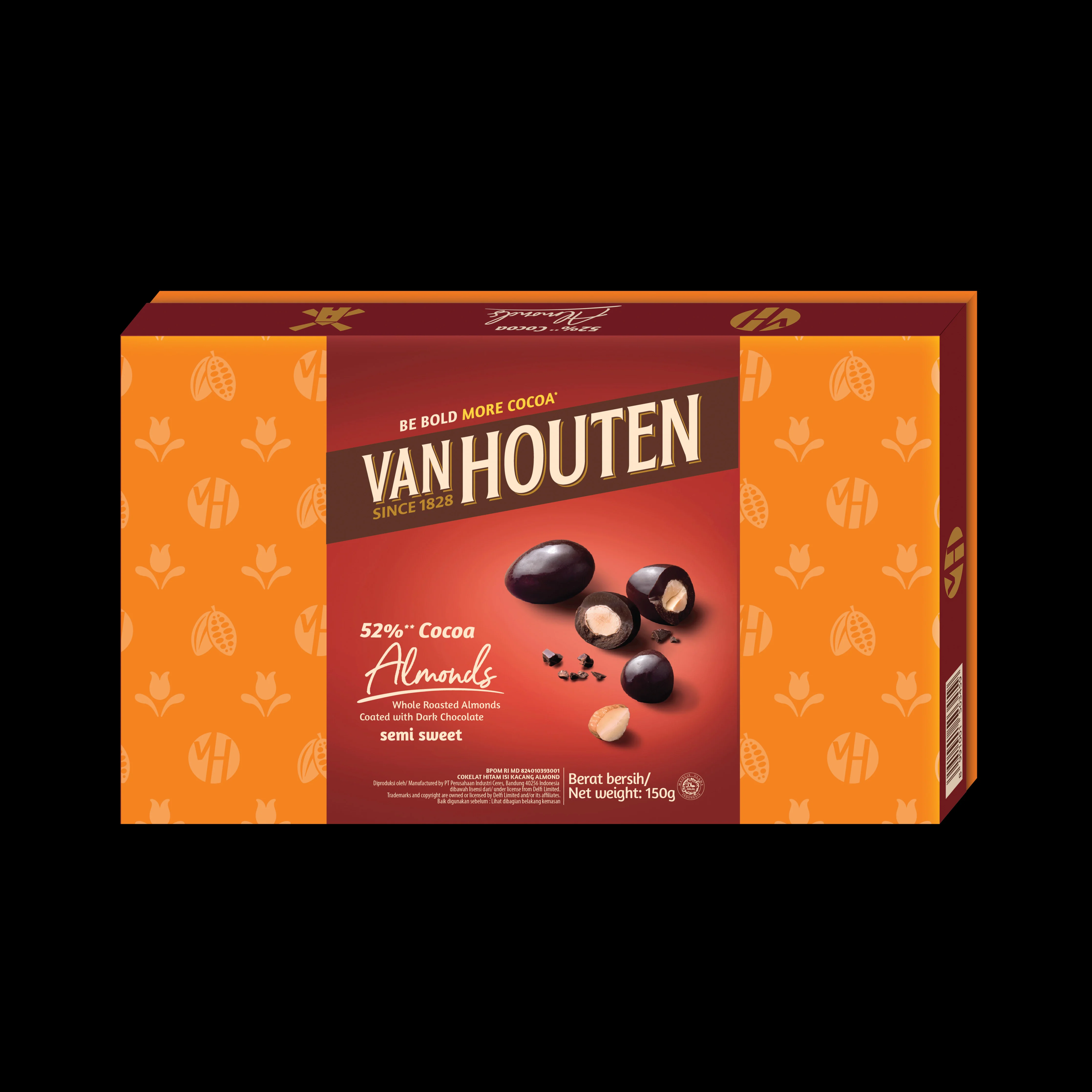 Van Houten Dark Milk Almonds - Image 4