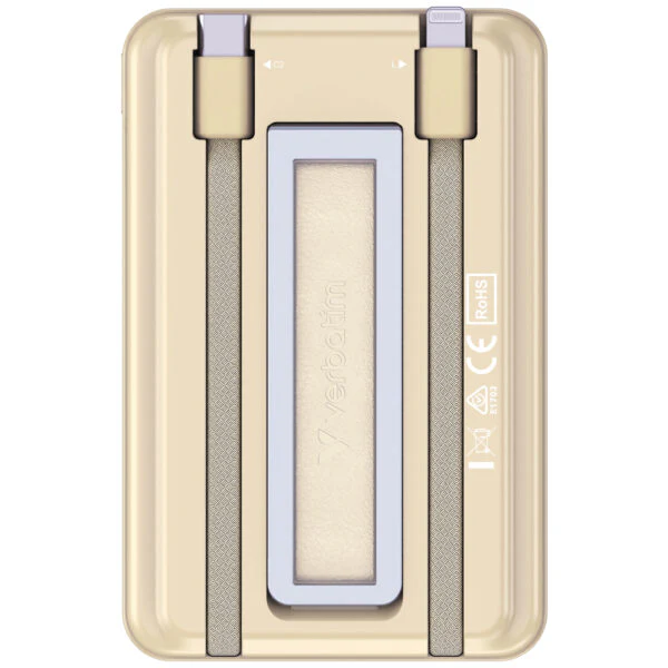 Verbatim 5-in-1 Charge ‘n’ Go 10000mAh Magnetic Wireless Power Bank - Image 10