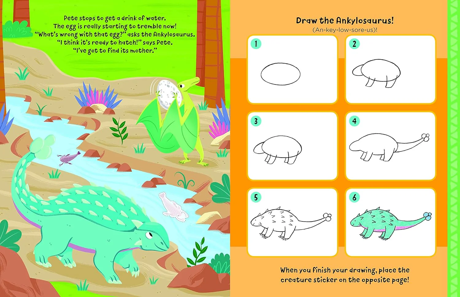 Watch Me Read and Draw: Dinosaurs - Image 3