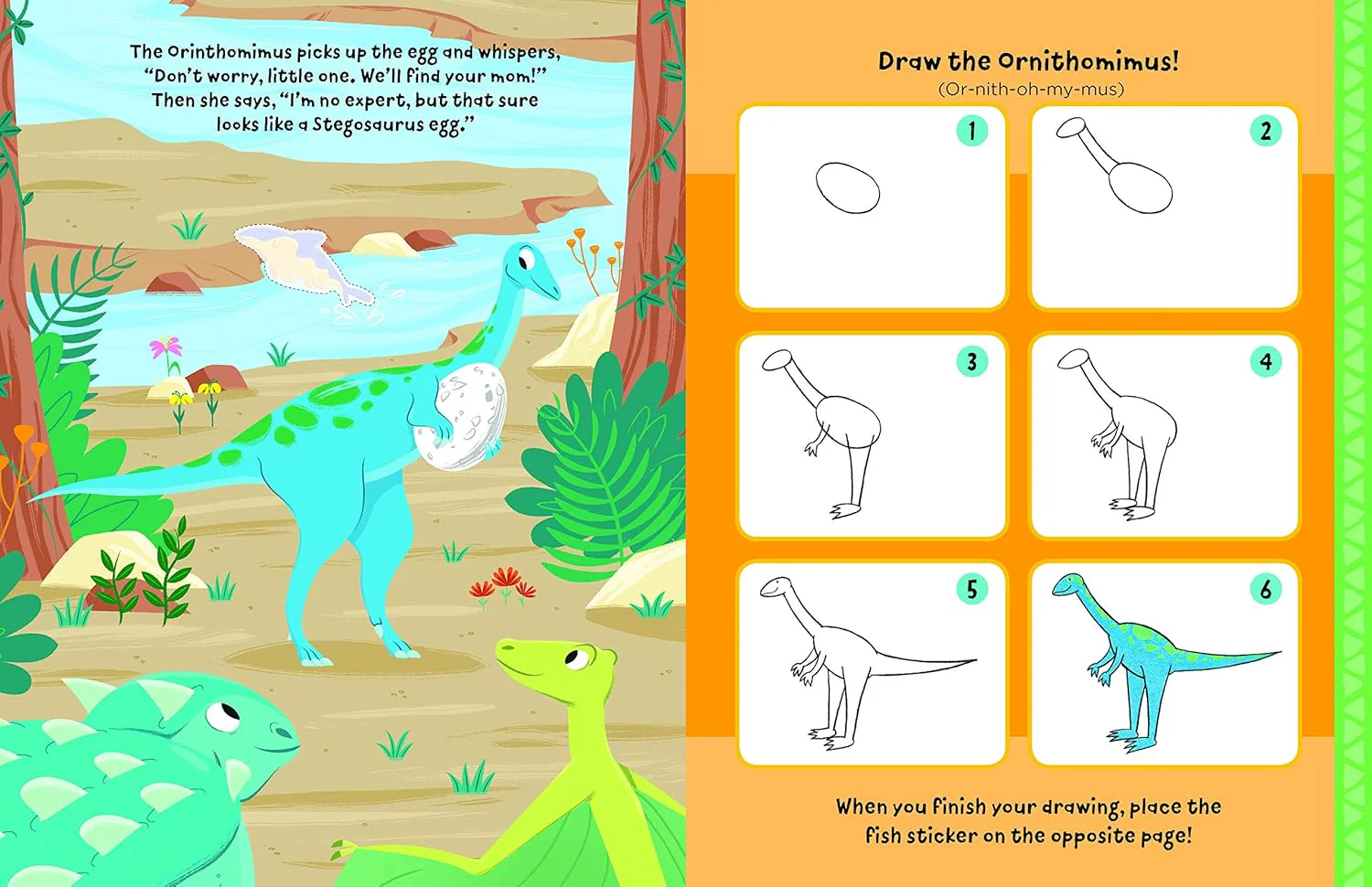 Watch Me Read and Draw: Dinosaurs - Image 4
