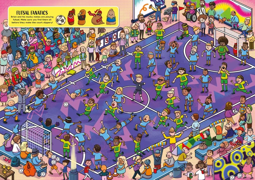 Where's the Football Poo?: A Search and Find Book (Where's the Poo...?) Paperback - Image 4