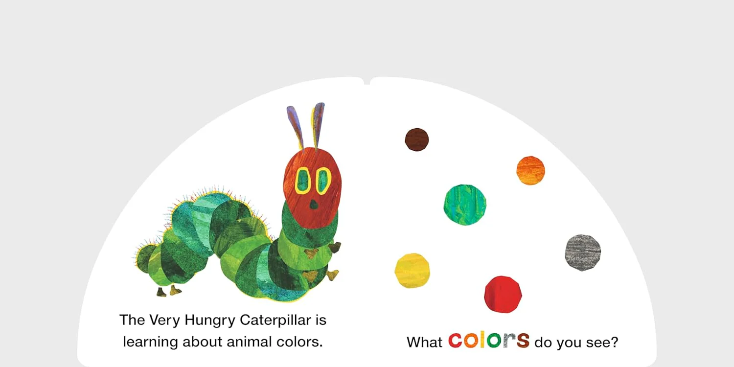 World of Eric Carle: The Very Hungry Caterpillar's Animal Colors (Board Book) - Image 2