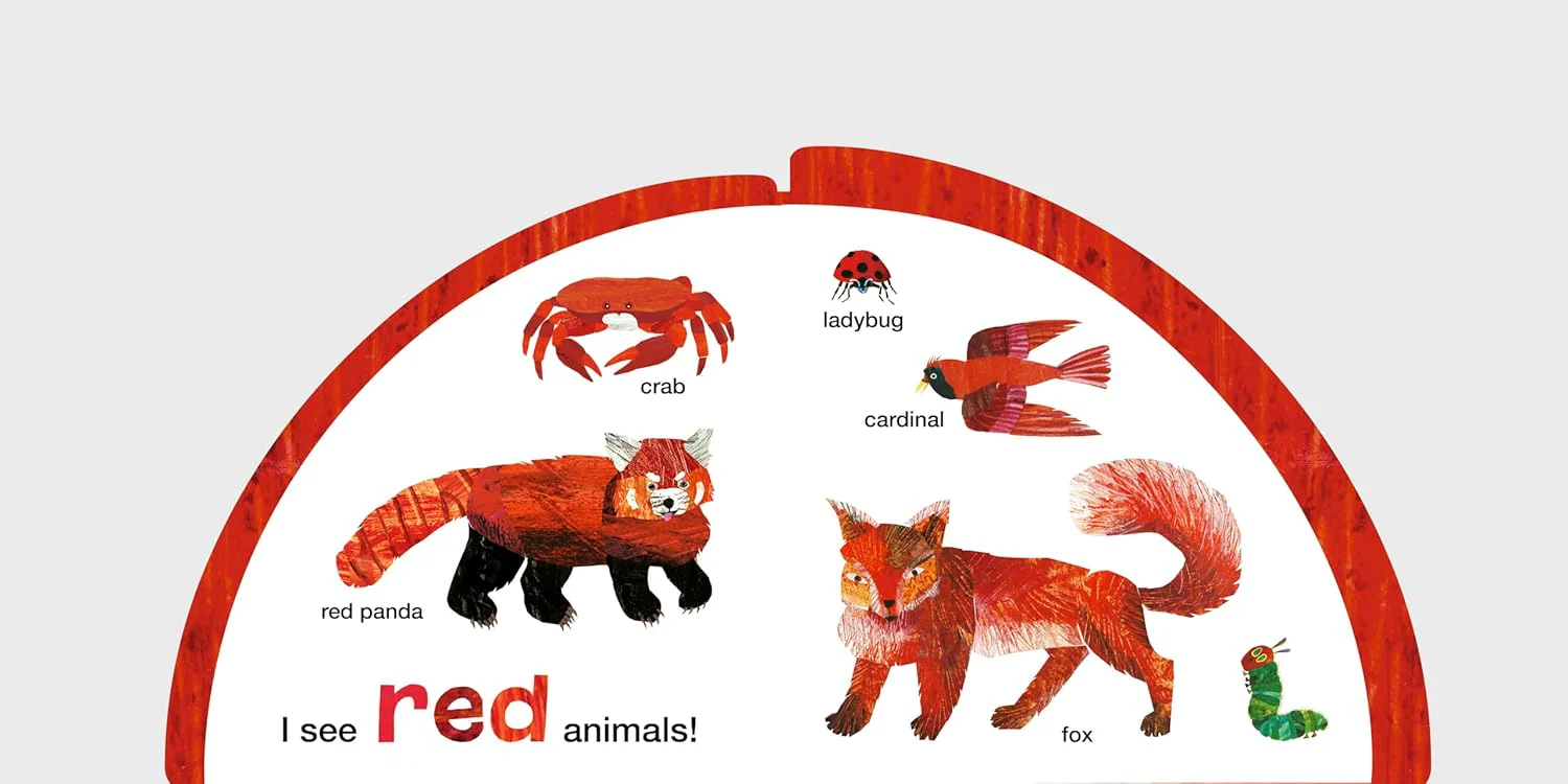 World of Eric Carle: The Very Hungry Caterpillar's Animal Colors (Board Book) - Image 3