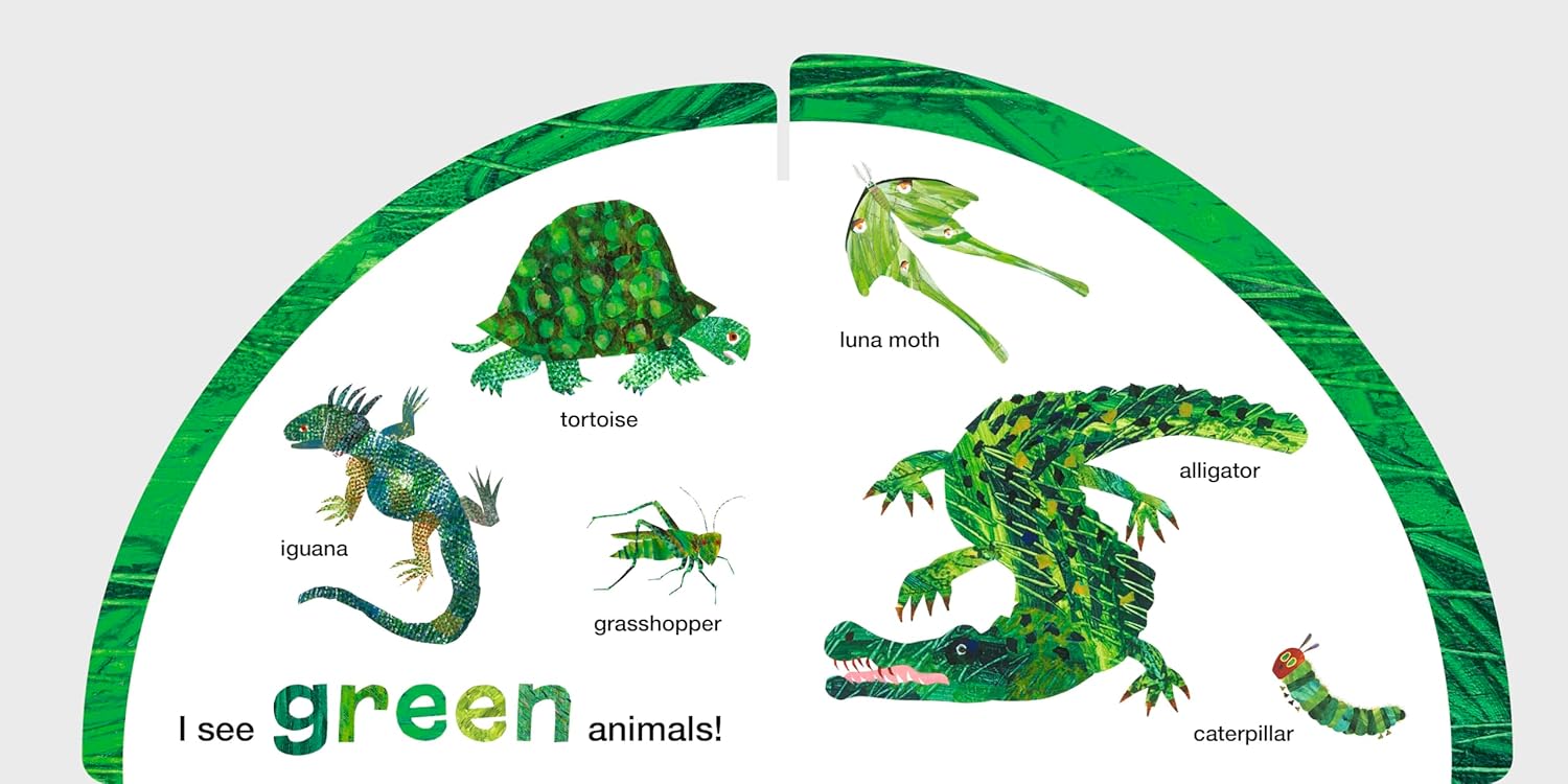 World of Eric Carle: The Very Hungry Caterpillar's Animal Colors (Board Book) - Image 4