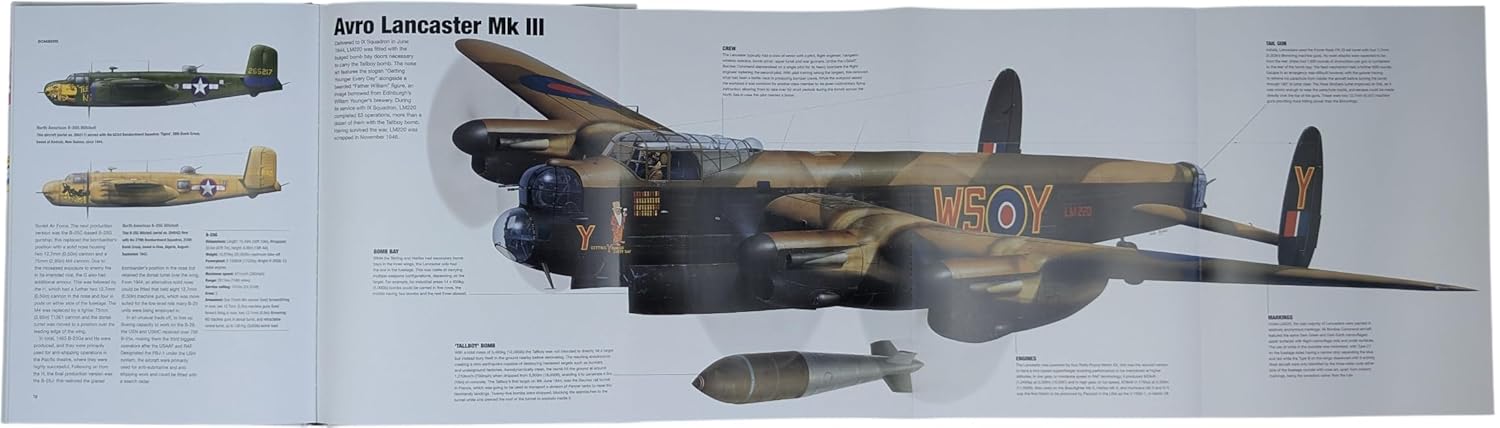 World War II Military Aircraft: Highly-Detailed Gatefold Artworks (Hardcover) - Image 5