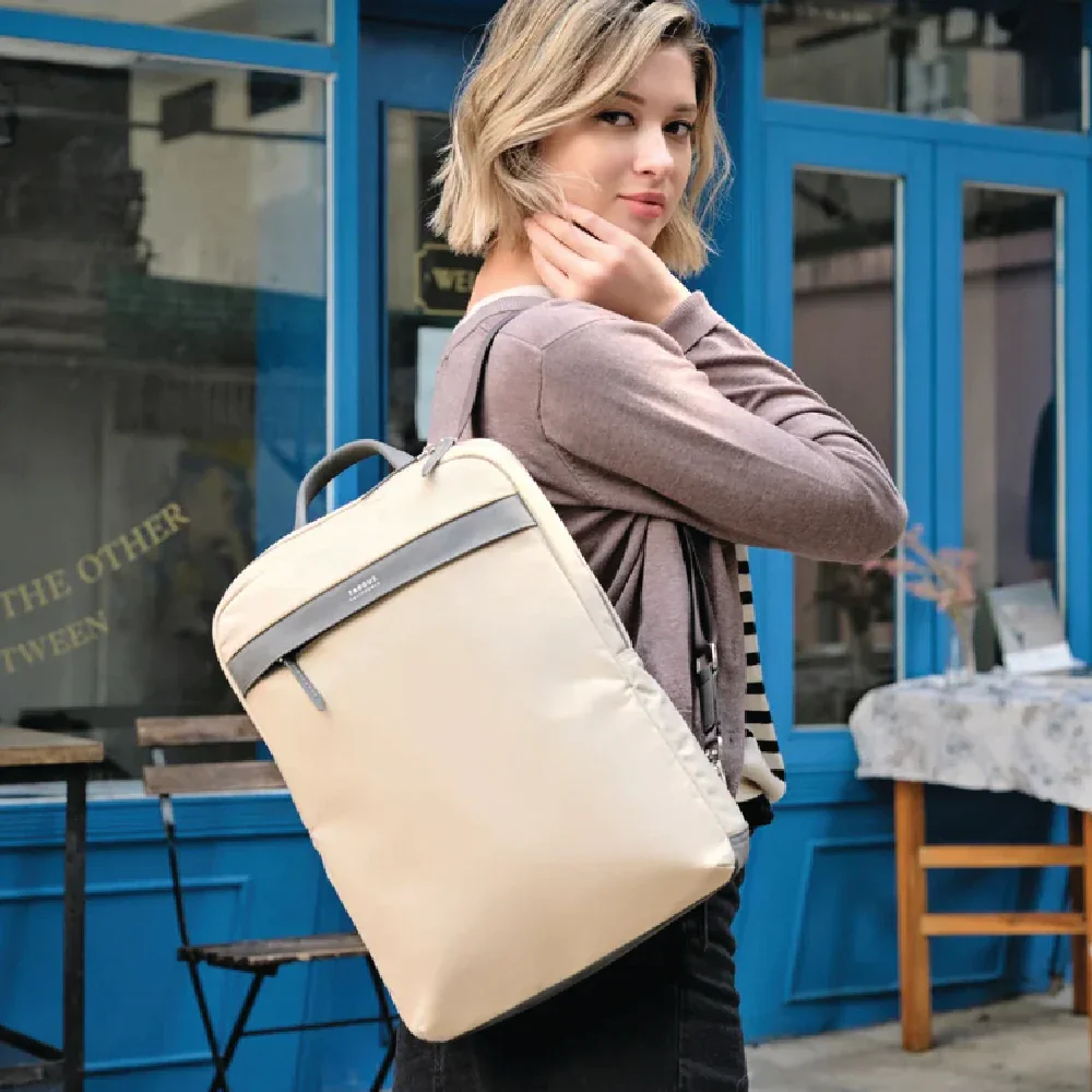 You said TARGUS 15" Newport® Ultra Slim Backpack - Tan - Image 3
