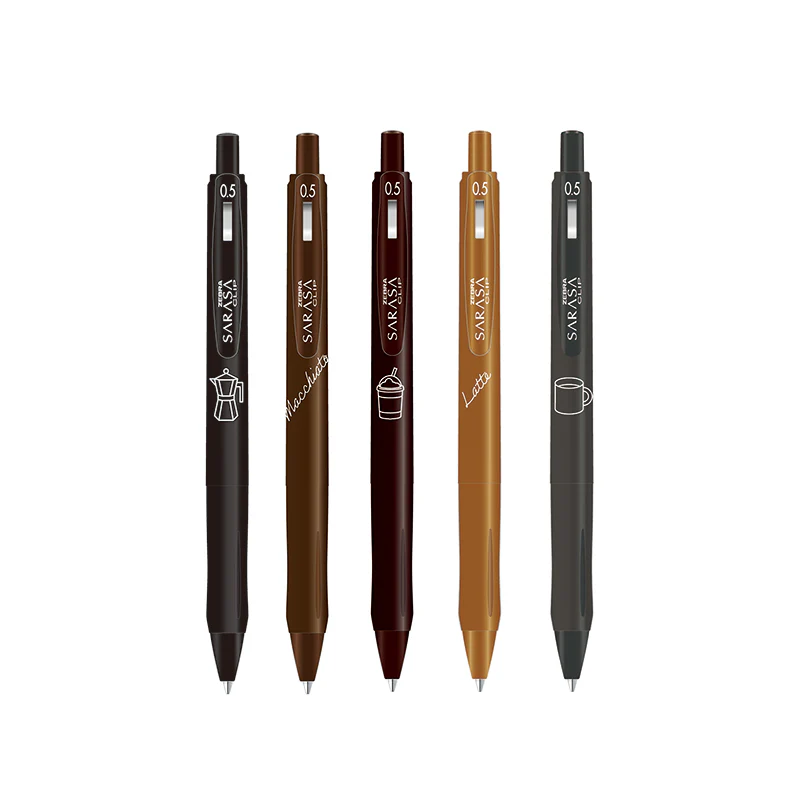 Zebra Sarasa Clip Study Coffee 0.5mm 5c - Image 2